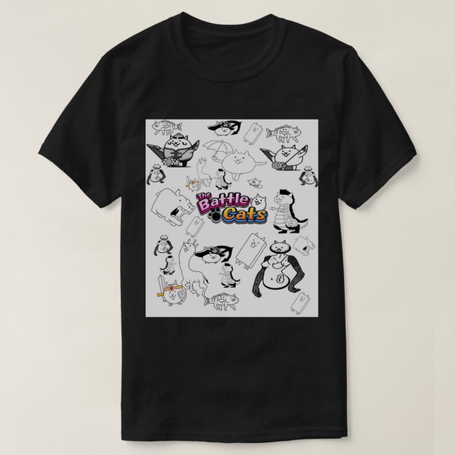 Battle cat-spel t shirt (Design framsida)