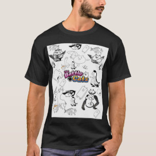 Battle cat-spel t shirt