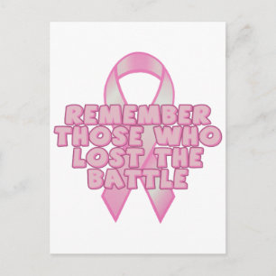 Battle efter bröstcancer vykort