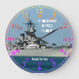 Battle Frakt Acrylic Wall Clock Stor Klocka