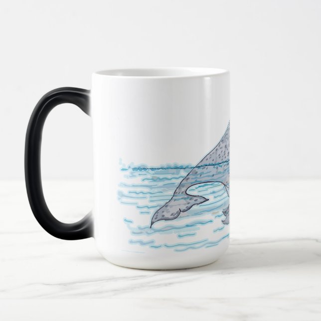 Battle Horn-Whale Magisk Mugg (Vänster)