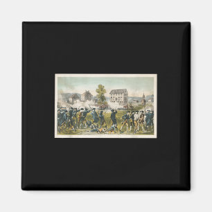 Battle Lexington Machusetts - American Revoluti Magnet