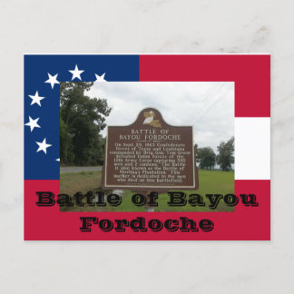 Battle of Bayou Fordoche Vykort