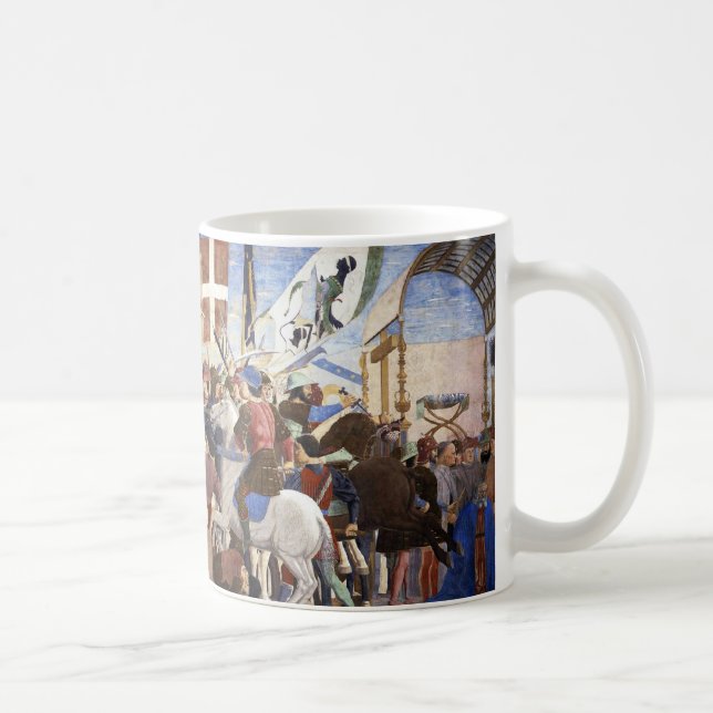 BATTLE of HERACLIUS by Piero Della Francesca Kaffemugg (Höger)