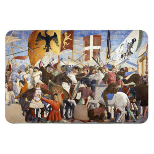 BATTLE of HERACLIUS by Piero Della Francesca Magnet