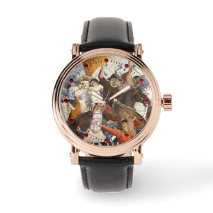 BATTLE of HERACLIUS Fresco ,Piero Della Francesca Armbandsur