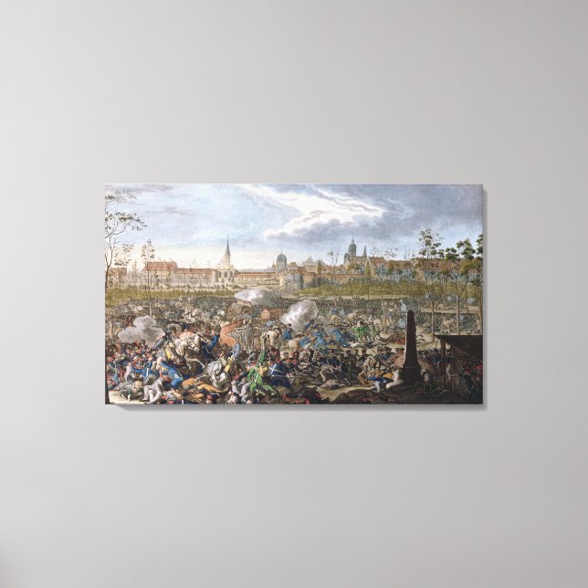 Battle of Leipzig, 19 oktober 1813 Canvastryck (Framsida)