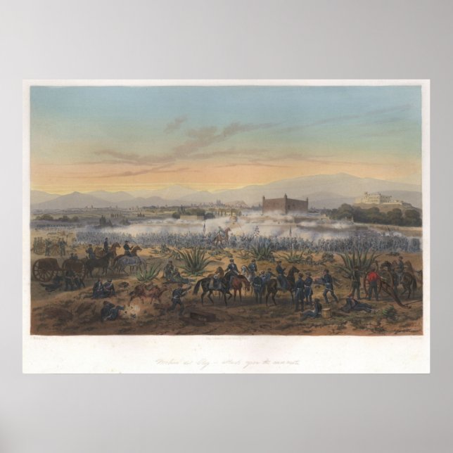 Battle of Molino del Rey Poster (Framsidan)