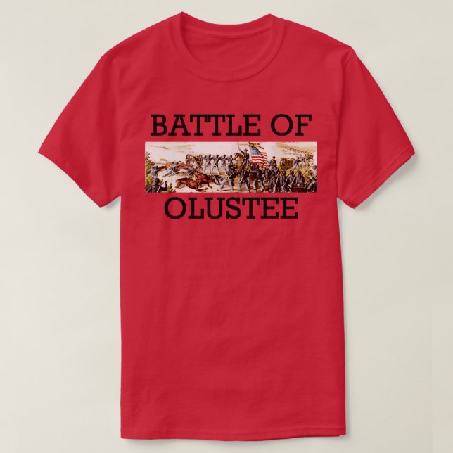 Battle of Olustee TShirt T Shirt (Design framsida)