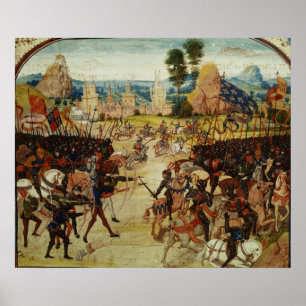 Battle of Poitiers, Froissart's Chronicle Poster