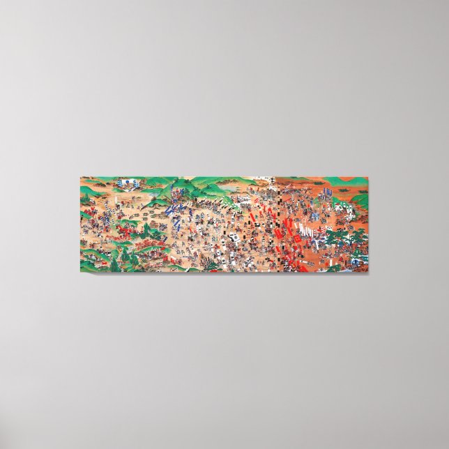 Battle of Sekigahara 関ヶ原の戦 Canvastryck (Framsida)