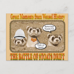 Battle of Stoats Drift-kort Vykort
