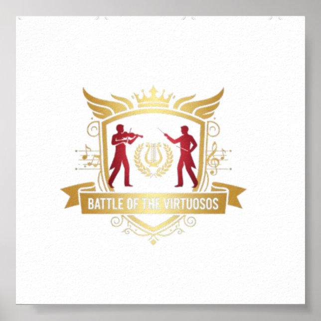 Battle of the Virtuosos Affisch (Framsidan)