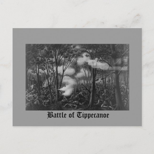 Battle of Tippecanoe Vykort (Framsida)