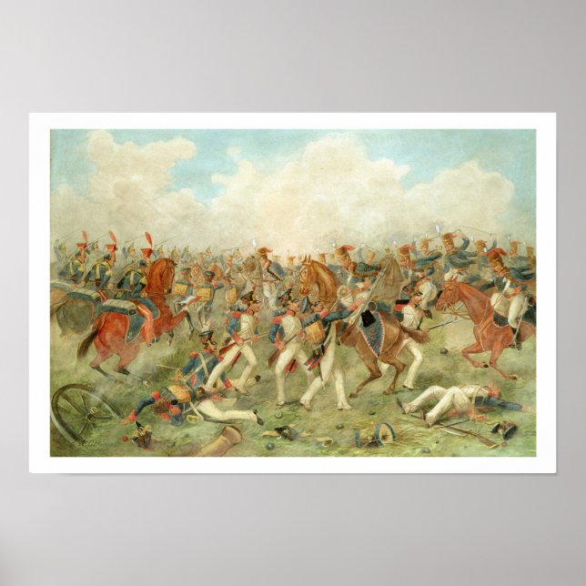 Battle of Vitoria, 21 juni 1813 (w/c on pape Poster (Framsidan)