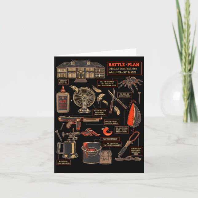 Battle Plan 90 Checklist Christmas  Kort (Framsida)