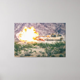 BATTLE-TANK - M1 Abrams 40x60 Canvastryck