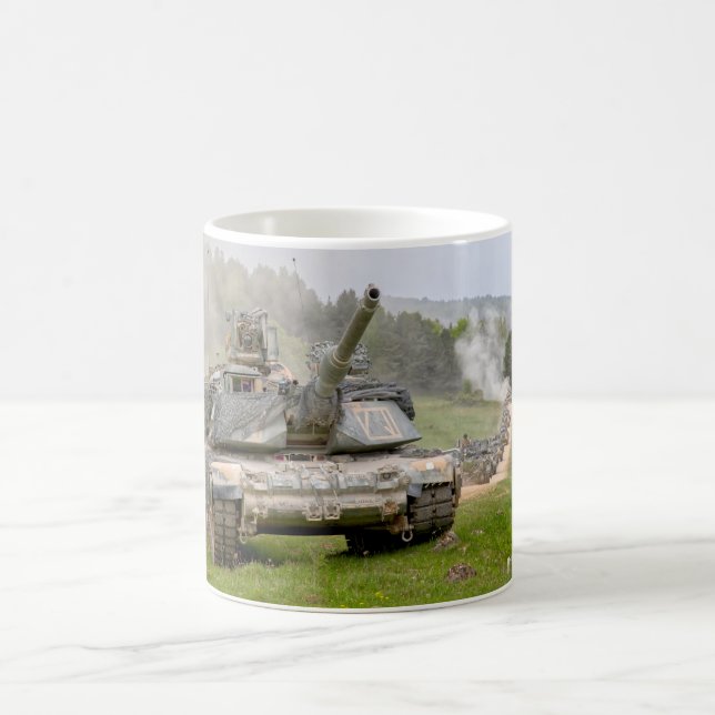 BATTLE-TANK - M1-brams Kaffemugg (Center)
