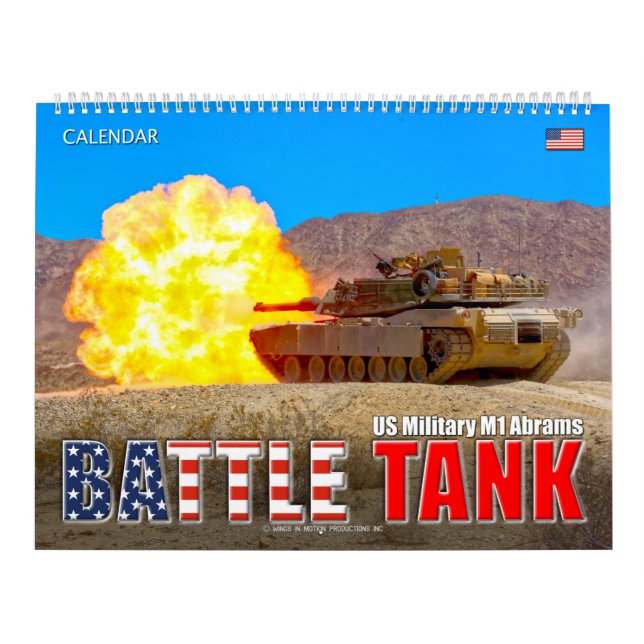 BATTLE-TANK - M1-brams Kalender (Omslag)