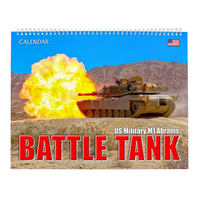 BATTLE-TANK - M1-brams Kalender (Omslag)