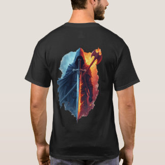 Battle Teseo - Svärd & Yxa Korslagda T Shirt