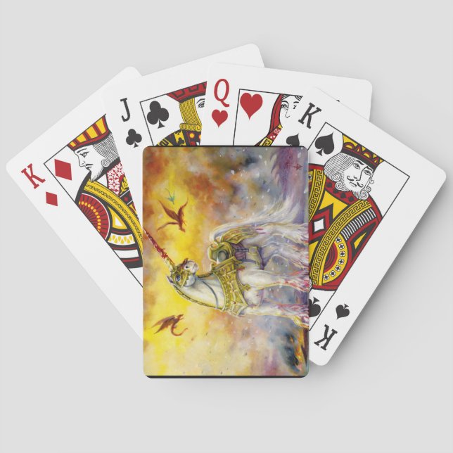 Battle Unicorn Casinokort (Baksidan)