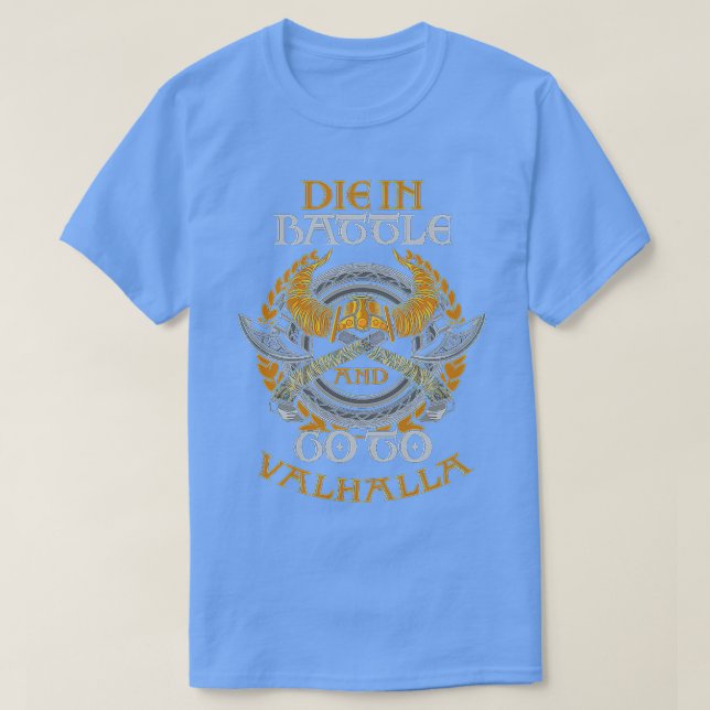 Battle Vaalhalla Viikings T Shirt (Design framsida)