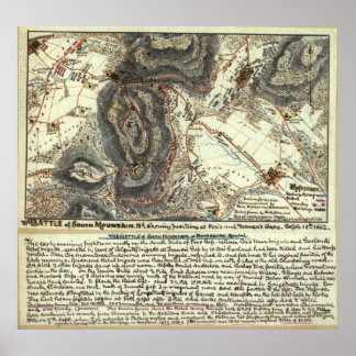 Battle vid Krig i södra berget Poster