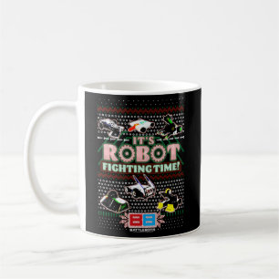 Battlebots Det är Robot Fighting Time Ugly Kaffemugg