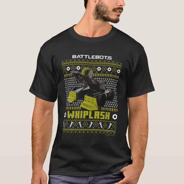 Battlebots Robot Whiplash Ugly T Shirt (Framsida)