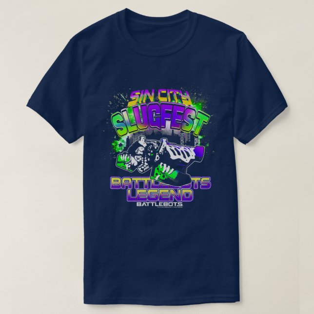 BattleBots Sin City Slugfest Witch Doktor T Shirt (Design framsida)