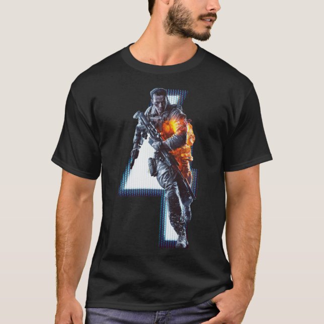 BATTLEFIELD 4 Classic T-Shirt (Framsida)