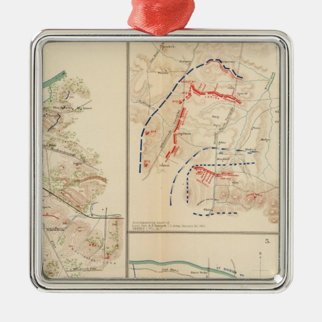 Battlefield, Nashville, Tenn Julgransprydnad Metall (Framsidan)