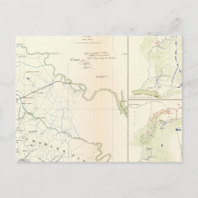 Battlegrounds Richmond, Va Vykort (Framsida)