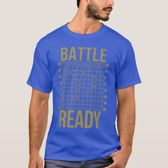 Battleship Battle Ready vintage T Shirt (Framsida)