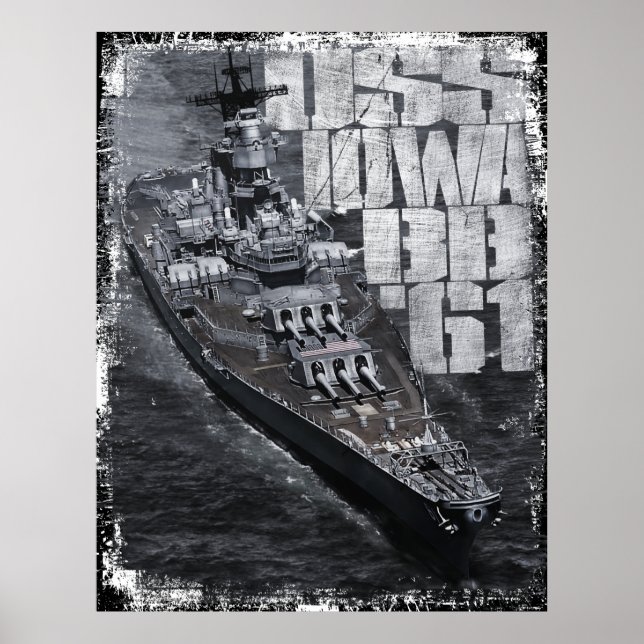 Battleship Iowa poster (Framsidan)