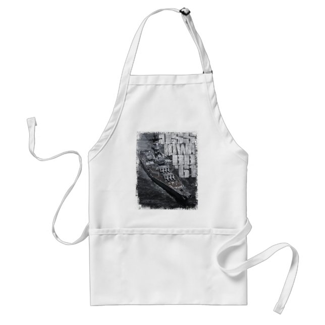 Battleship Iowa Standard Apron Apron Förkläde (Framsidan)