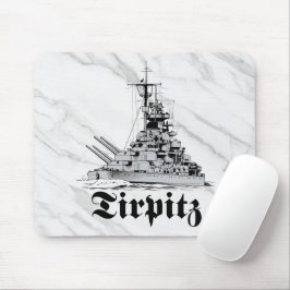 Battleship Tirpitz Mousepad Musmatta