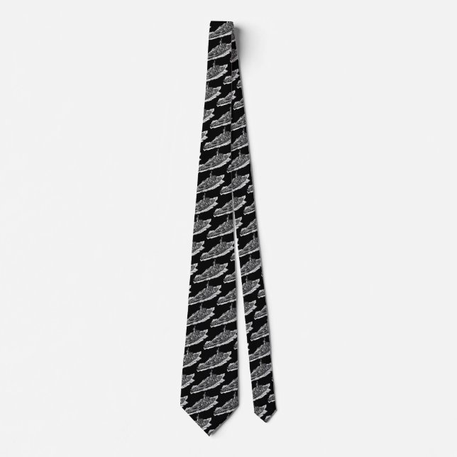 Battleship Washington Neck Tie Slips (Framsida)