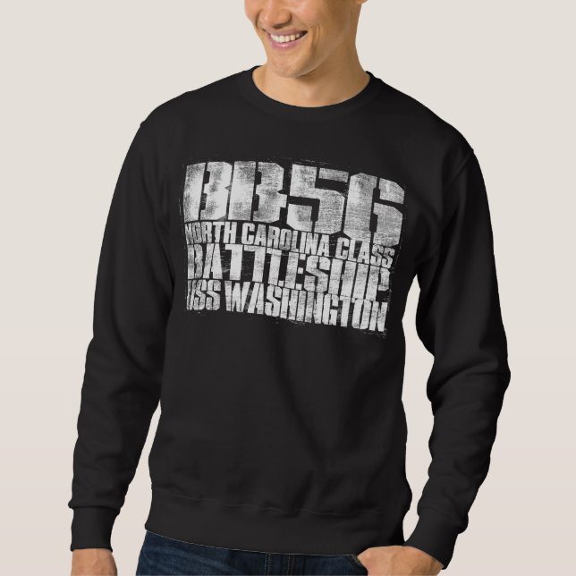 Battleship Washington Sweatshirt (Framsida)