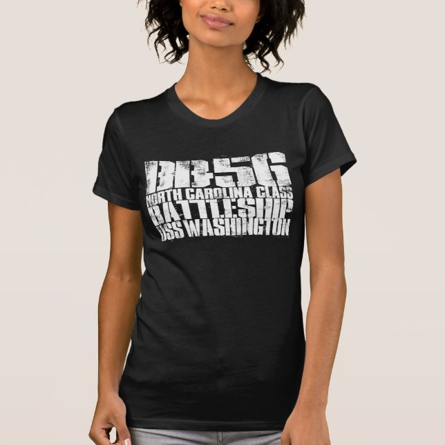 Battleship Washington Tee Shirt (Framsida)
