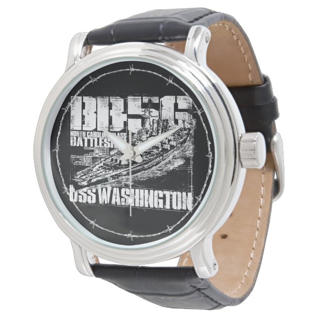 Battleship Washington Watch Armbandsur (Vinklad)