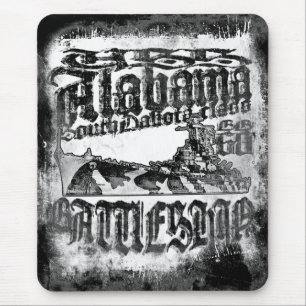 Battleshöft Alabama Mousepad Musmatta