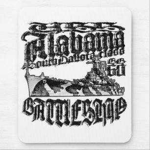 Battleshöft Alabama Mousepad Musmatta
