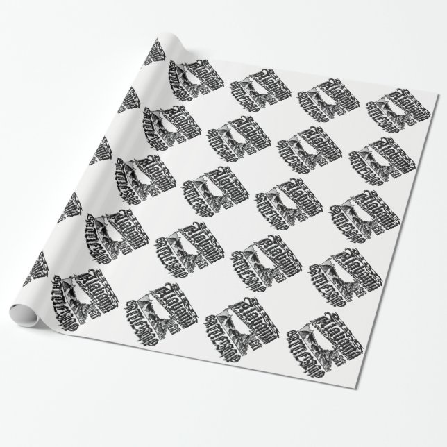Battleshöft Alabama Wrapping Papper Presentpapper (Utrullad)