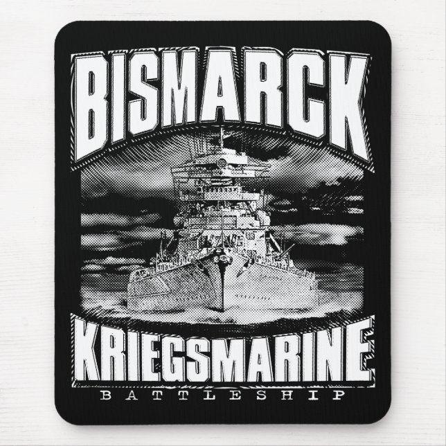 Battleshöft Bismarck Musmatta (Framsidan)