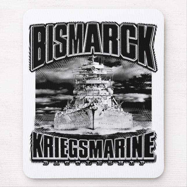 Battleshöft Bismarck Musmatta (Framsidan)