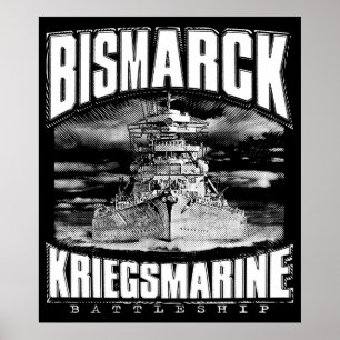 Battleshöft Bismarck Poster