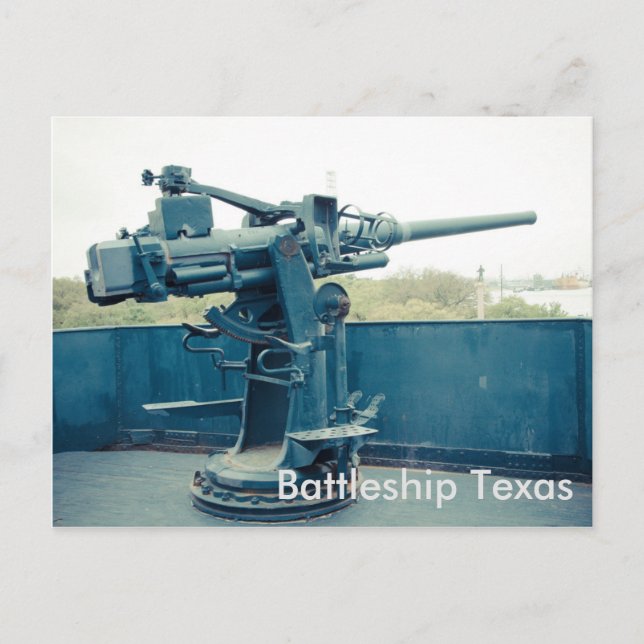 Battleshöft Texas San Jacinto State Park PostCard Vykort (Framsida)