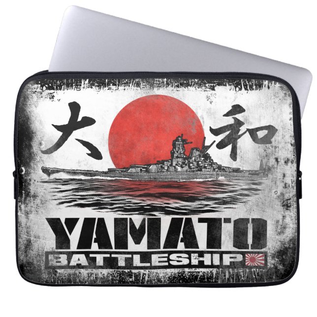 Battleshöft Yamato Electronics Bag Electronics Bag Laptop Fodral (Framsidan)